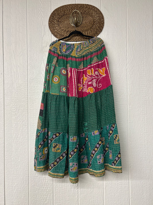 Pareo Kantha Lotus Maxi Skirt 0826 216