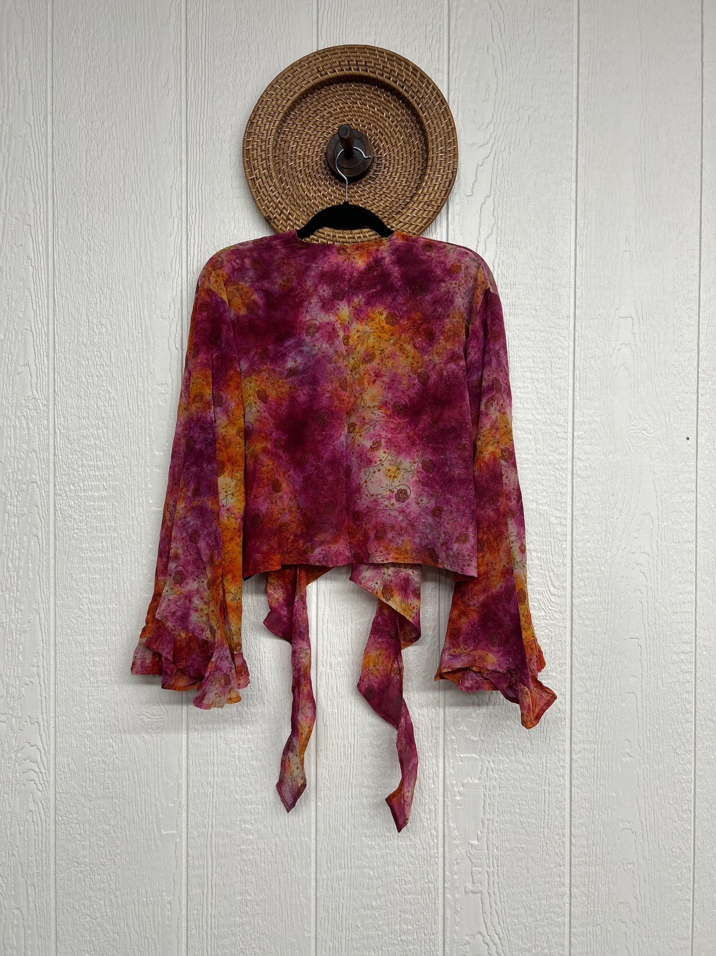 Crepe Sari Zeppelin Crop Shrug 0426 201