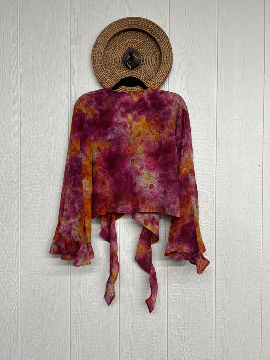 Crepe Sari Zeppelin Crop Shrug 0426 201