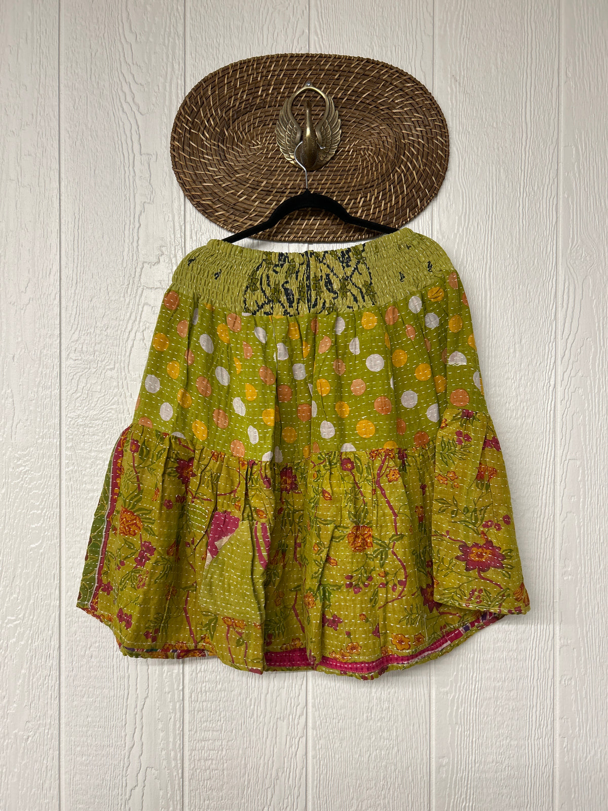 Pareo Kantha Meadow Skirt 0826 183