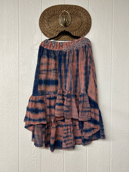 Crepe Sari Dahlia Skirt 1026 111