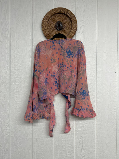 Crepe Sari Zeppelin Crop Shrug 0426 192