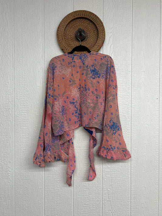 Crepe Sari Zeppelin Crop Shrug 0426 192