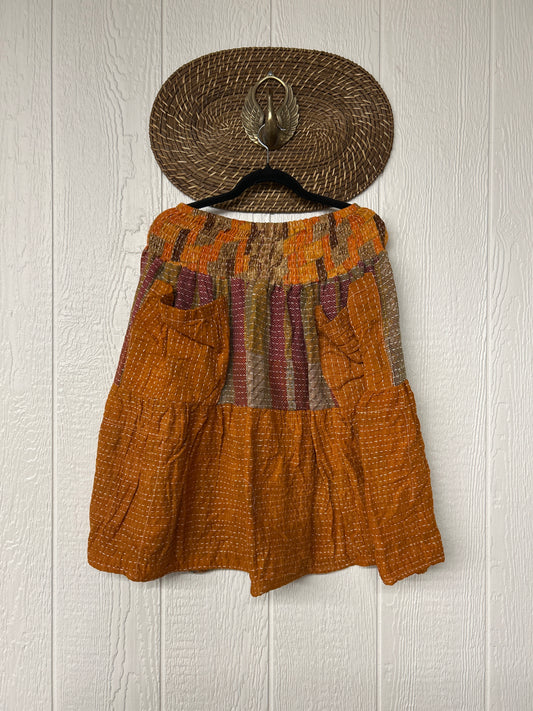 Pareo Kantha Meadow Skirt 0826 254