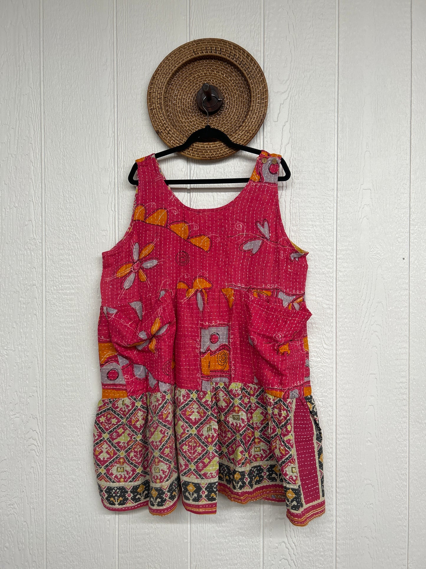 Kantha Meadow Mini Dress 0625 131