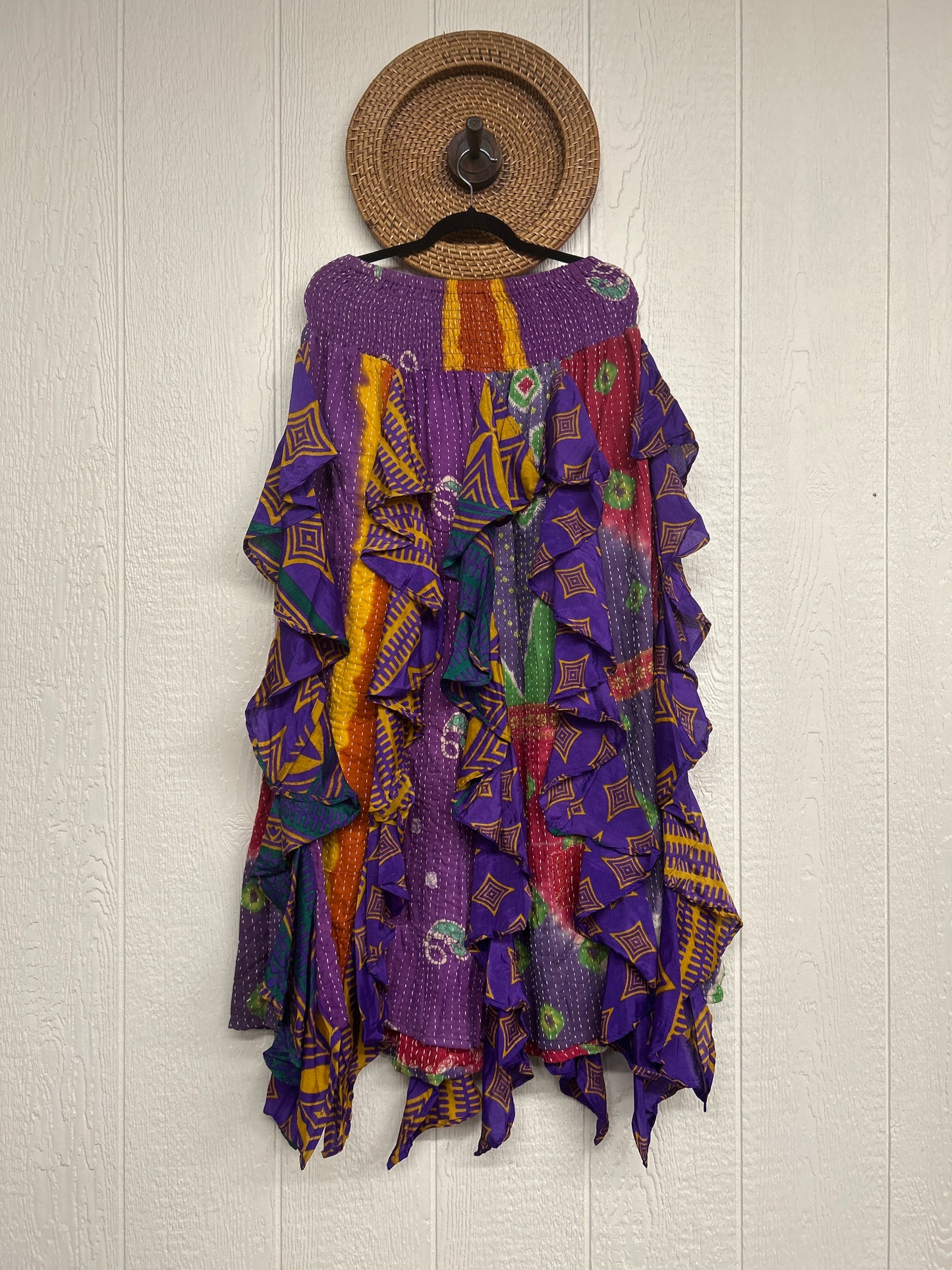 Pareo Kantha Willow Maxi Skirt 0826 213