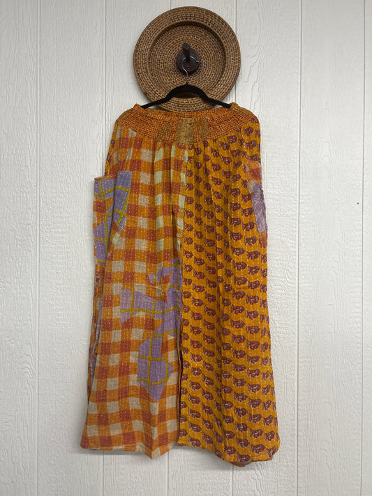 Pareo Kantha Butterfly Cargo Skirt 0426 270