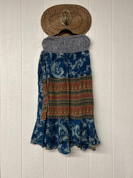 Crepe Sari Inner Peace Wrap Skirt 0626 098