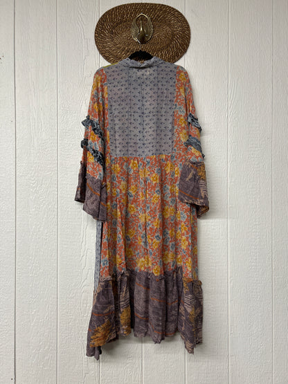 Crepe Sari Rhiannon Duster Dress 0226 113