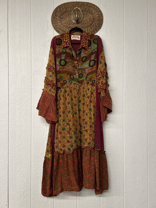 Crepe Sari Rhiannon Duster Dress 0226 103