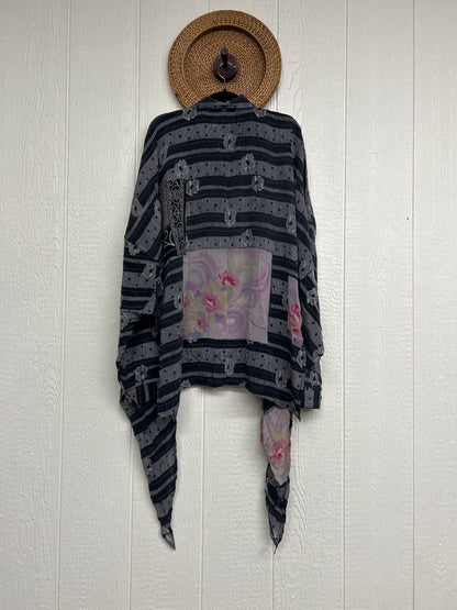 Crepe Sari Nirvana Button Down 1125 176