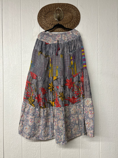 Pareo Kantha Lotus Maxi Skirt 0826 154