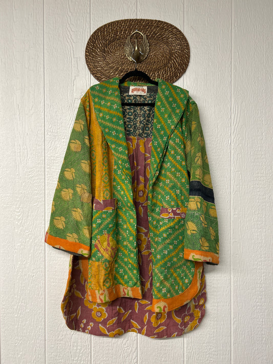 Fine Kantha Drifter Coat 1026 093