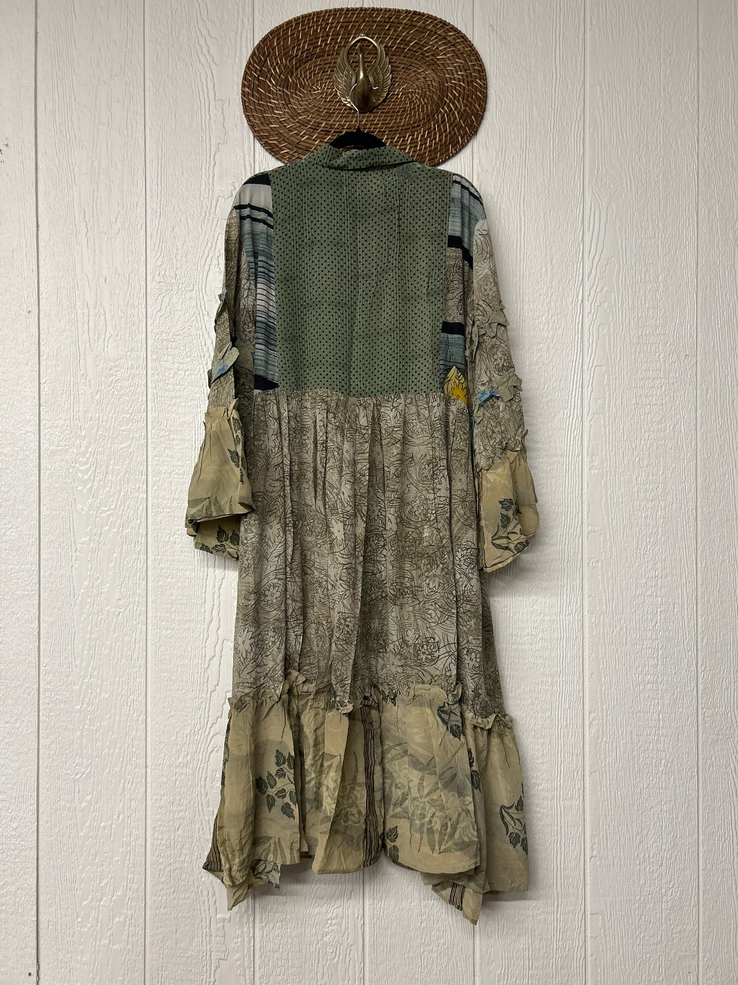 Crepe Sari Rhiannon Duster Dress 0226 039