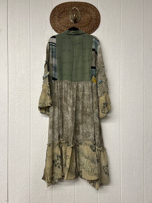 Crepe Sari Rhiannon Duster Dress 0226 039