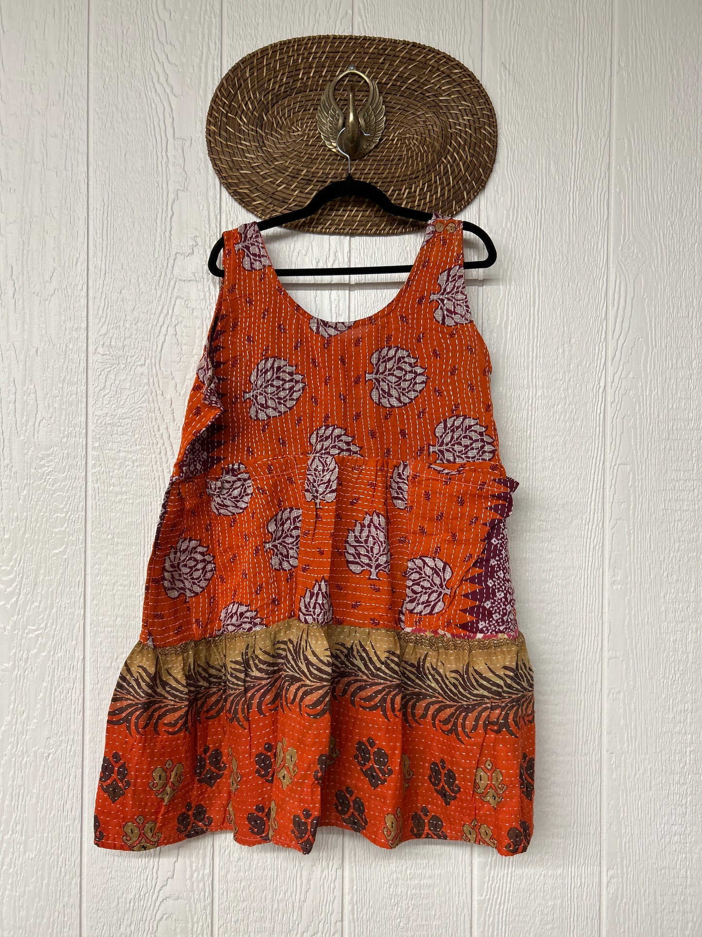 Kantha Meadow Mini Dress 0625 161