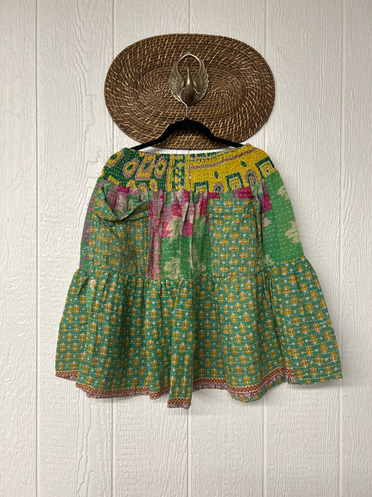 Pareo Kantha Meadow Skirt 0826 209