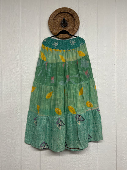 Pareo Kantha Lotus Maxi Skirt 0826 084