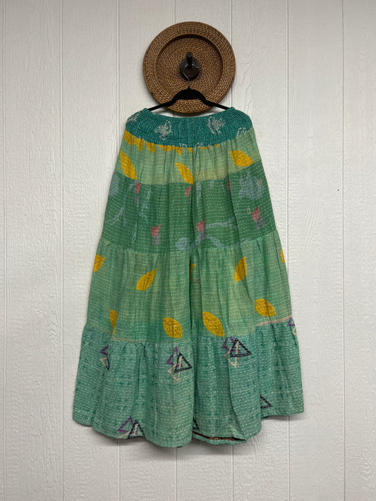 Pareo Kantha Lotus Maxi Skirt 0826 084