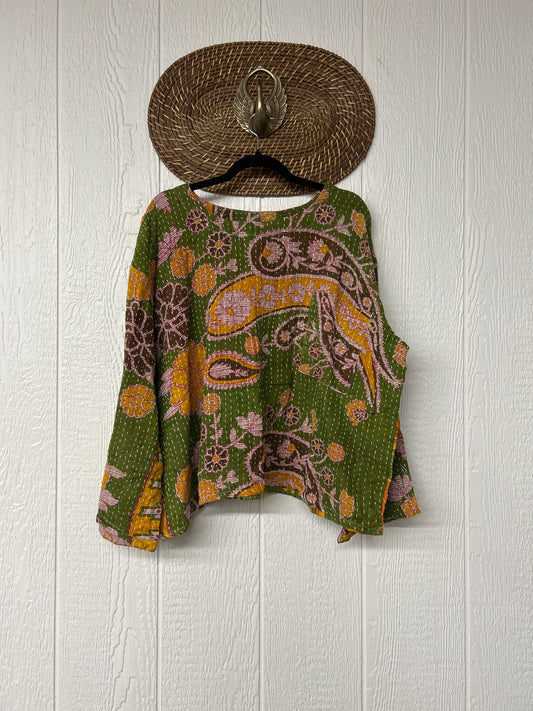 Pareo Kantha Wanderer Pocket Crop Top 0226 187