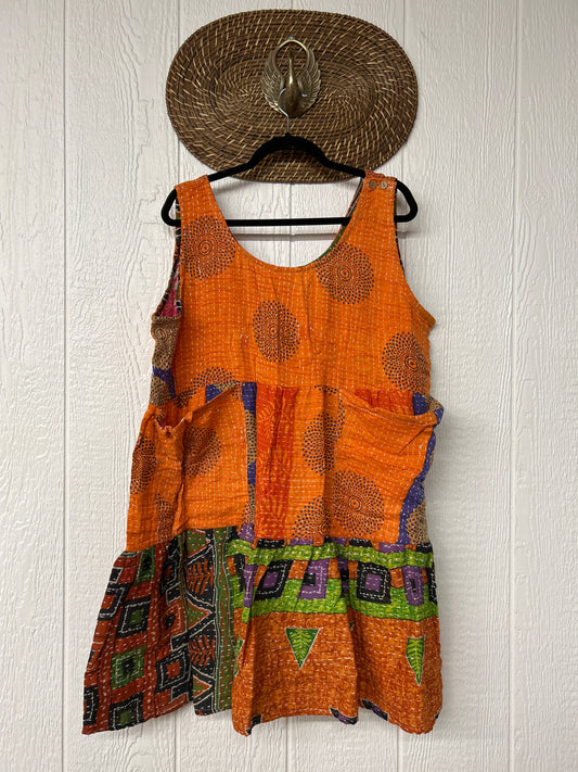 Kantha Meadow Mini Dress 0625 008
