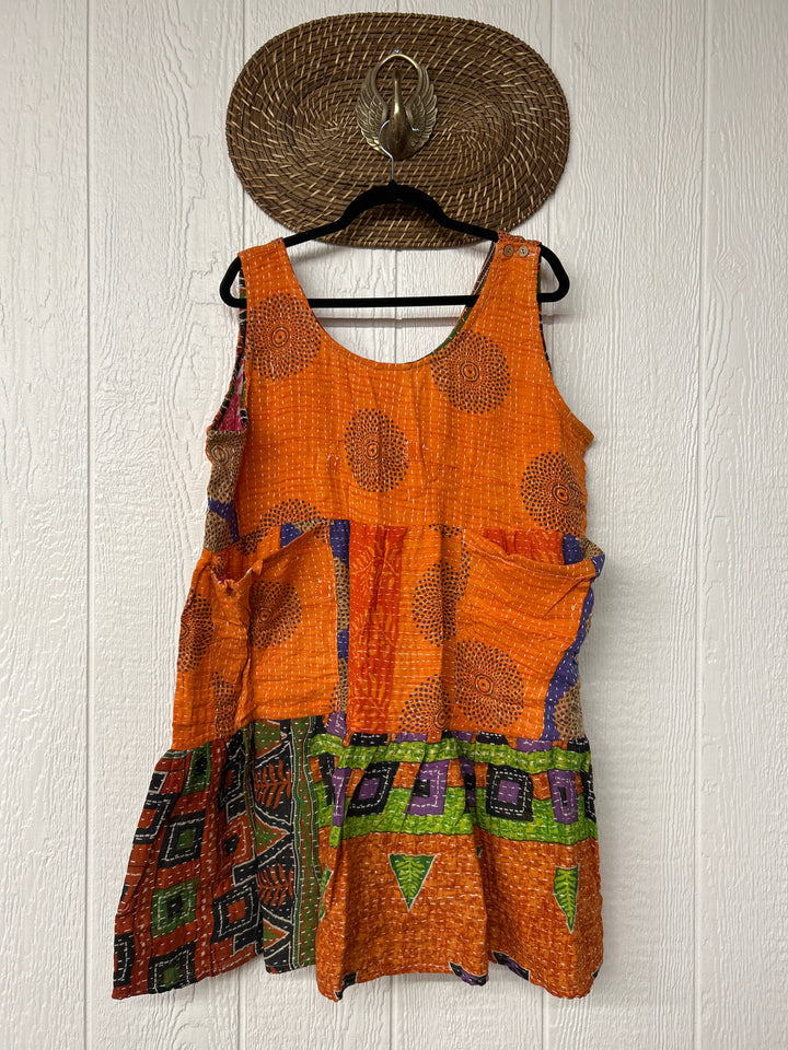 Kantha Meadow Mini Dress 0625 008