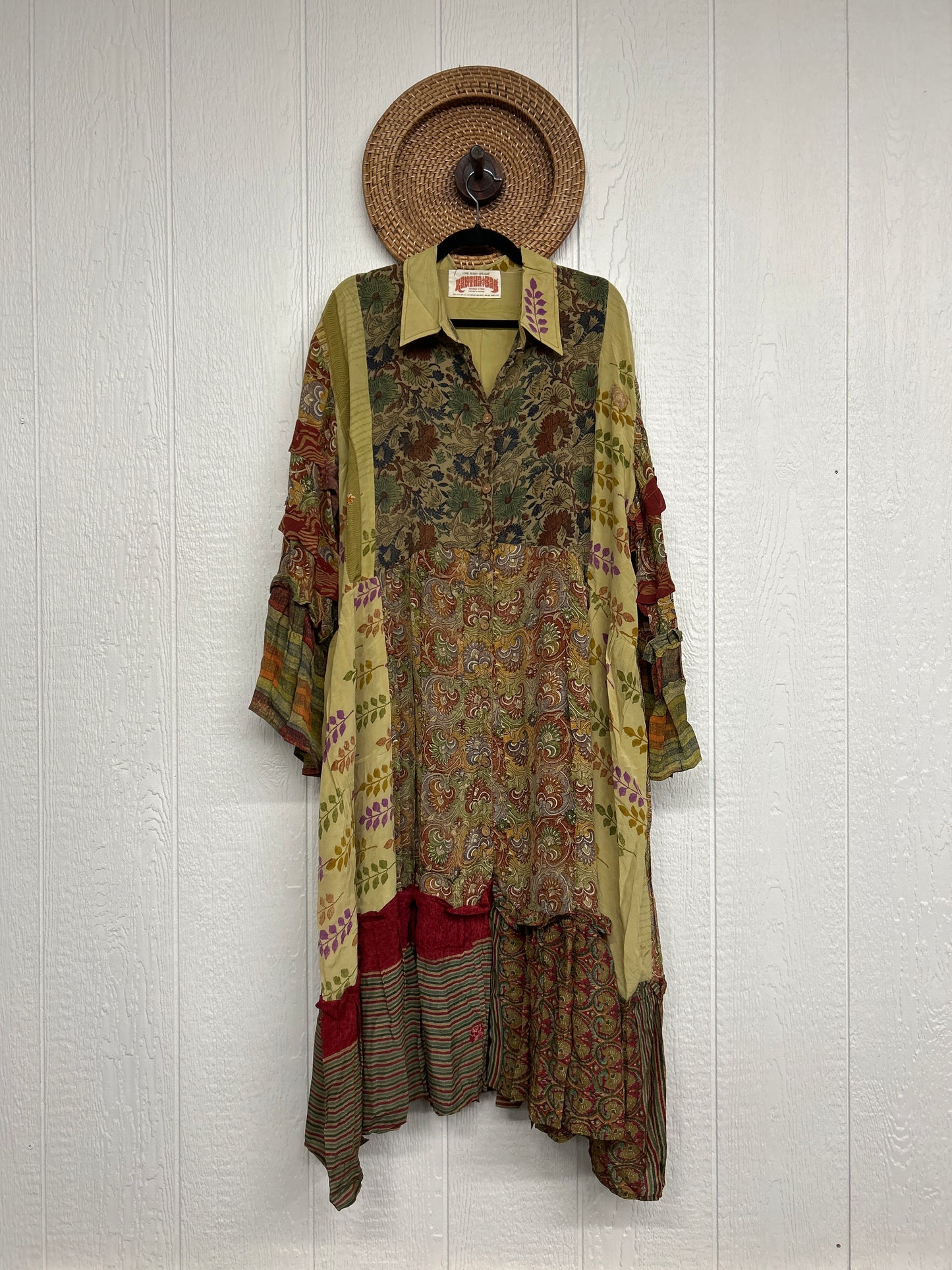 Crepe Sari Rhiannon Duster Dress 0226 156