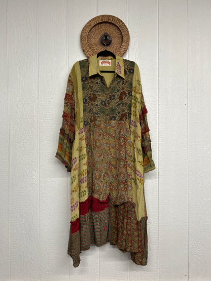 Crepe Sari Rhiannon Duster Dress 0226 156