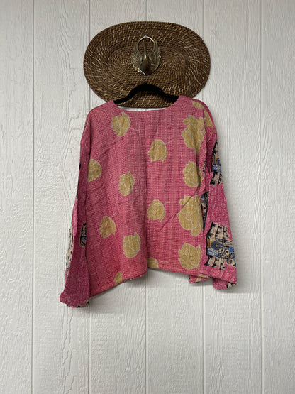 Pareo Kantha Wanderer Pocket Crop Top 0226 232