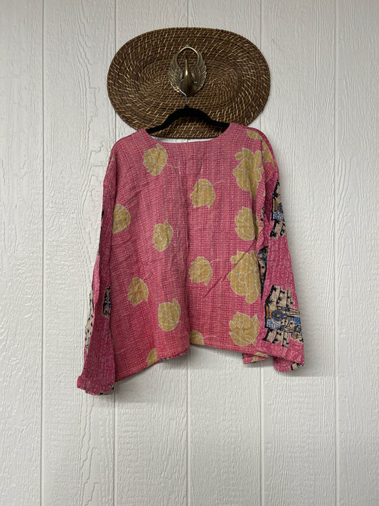 Pareo Kantha Wanderer Pocket Crop Top 0226 232