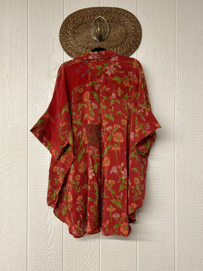 Crepe Sari Free To Be Button Down 0626 024