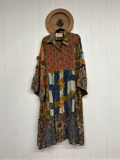 Crepe Sari Rhiannon Duster Dress 0226 230