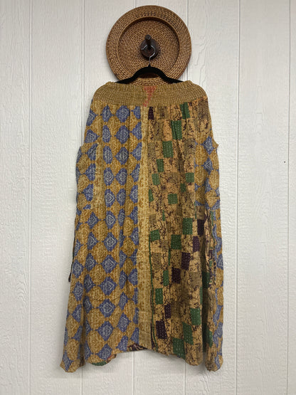 Pareo Kantha Butterfly Cargo Skirt 0426 232