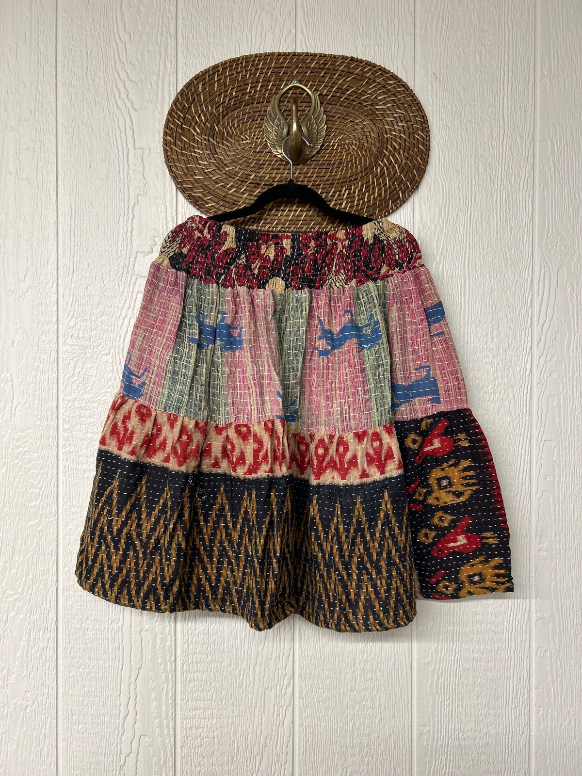 Pareo Kantha Meadow Skirt 0826 274