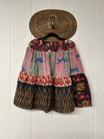 Pareo Kantha Meadow Skirt 0826 274
