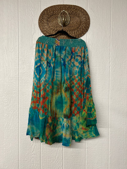 Crepe Sari Dahlia Skirt 1026 124
