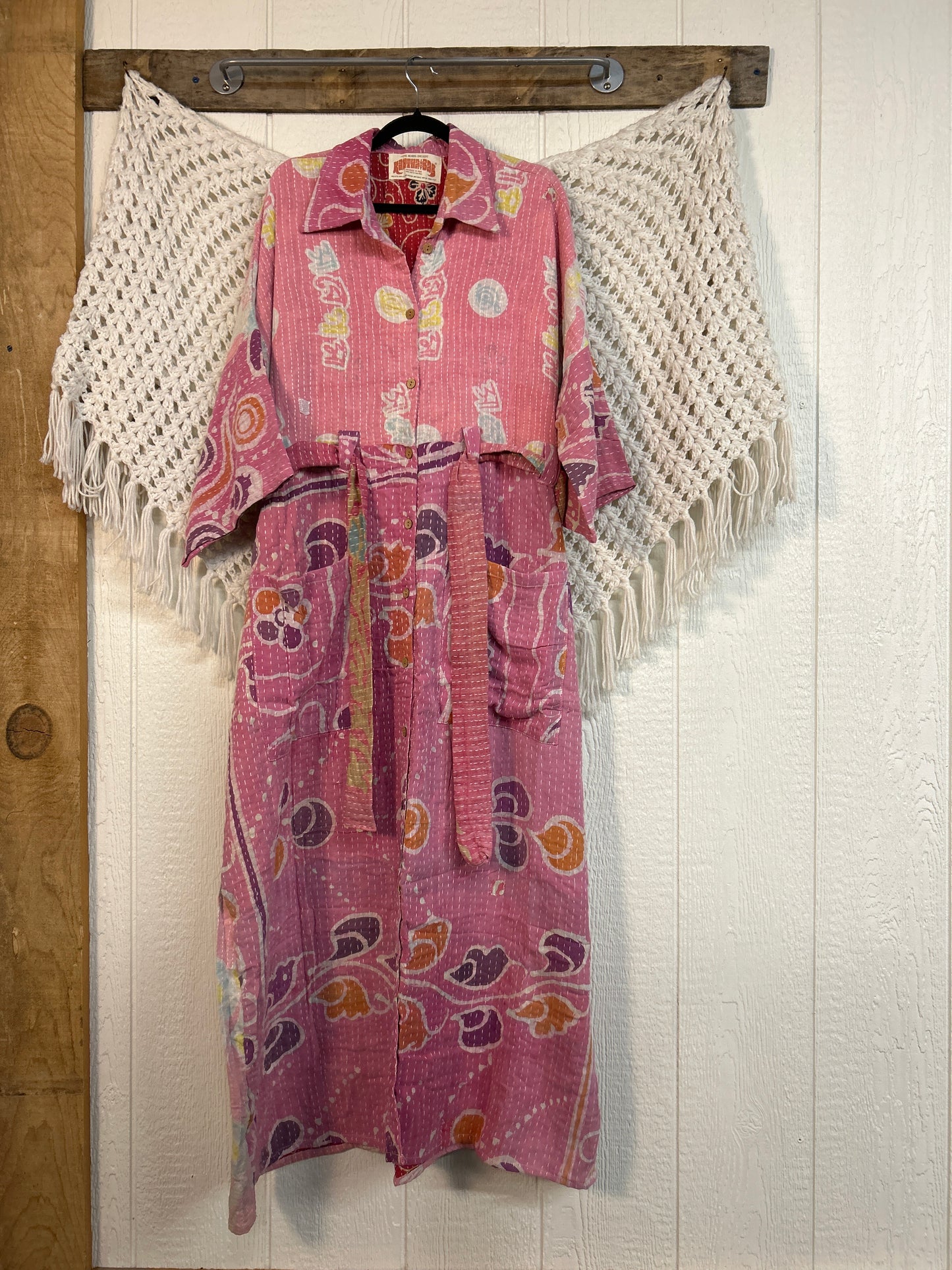 Pareo Kantha Gravity Duster Dress 0226 155