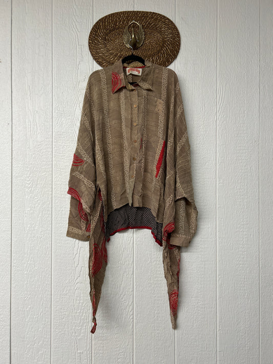 Crepe Sari Nirvana Button Down 1125 010