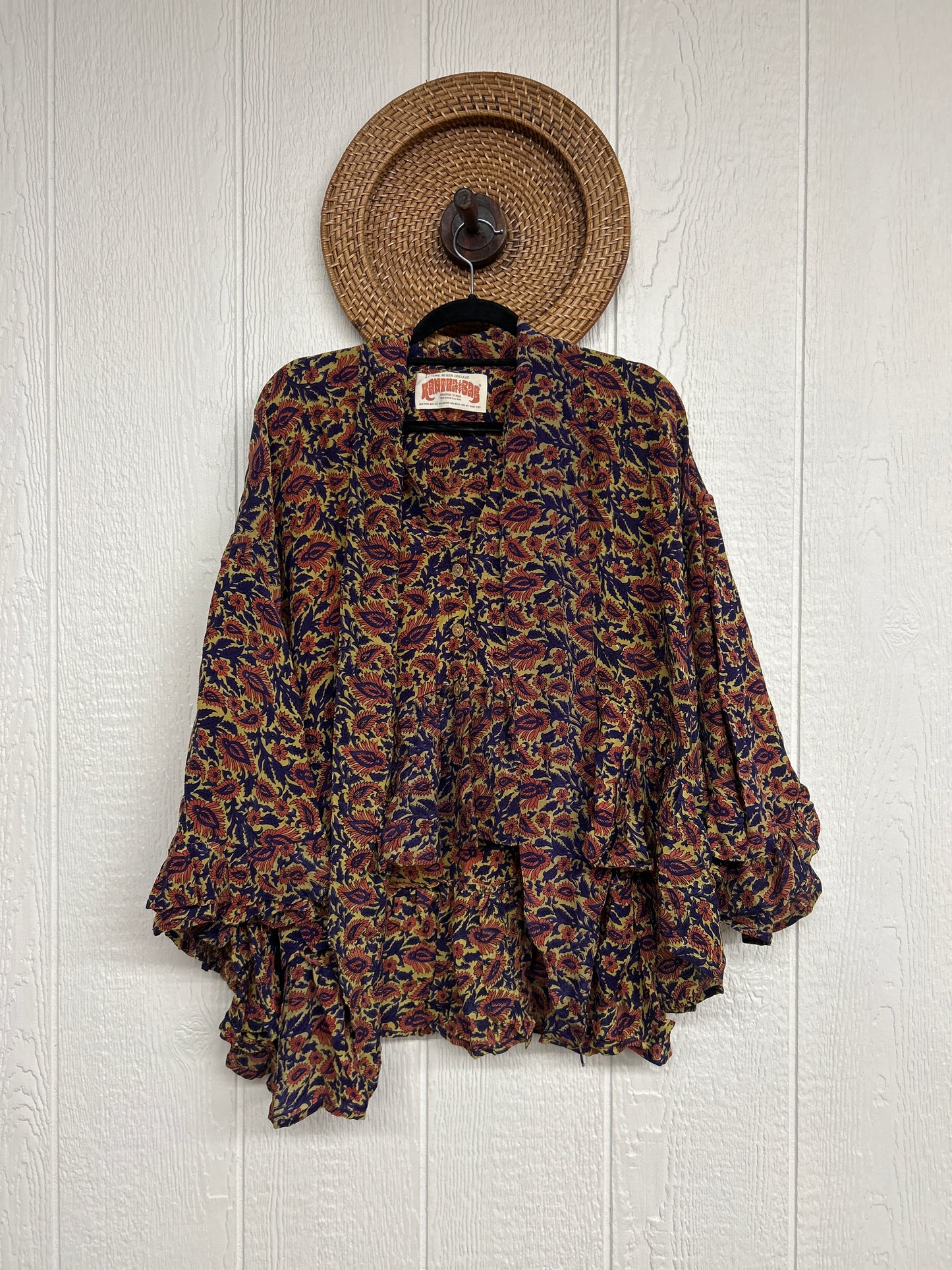 Crepe Sari Wild Rose Top 0426 190