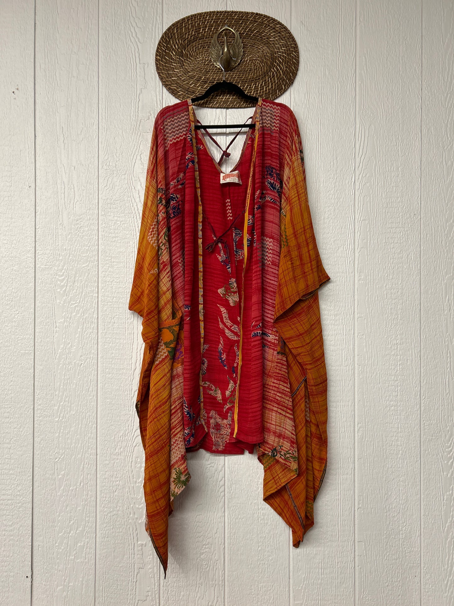 Crepe Sari Orchid Kimono 0626 137