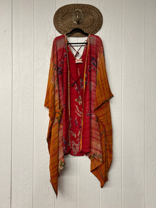 Crepe Sari Orchid Kimono 0626 137
