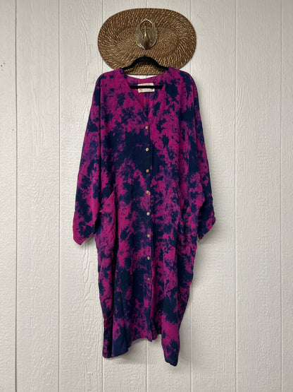 Crepe Sari Gaia Duster Dress 0826 030
