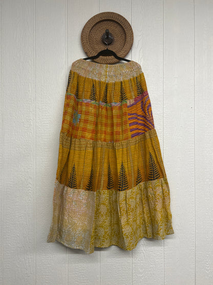 Pareo Kantha Lotus Maxi Skirt 0826 099