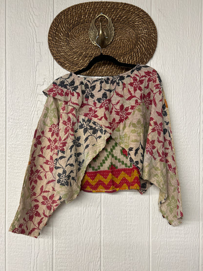 Pareo Kantha In Bloom Cropped Pullover 0326 190