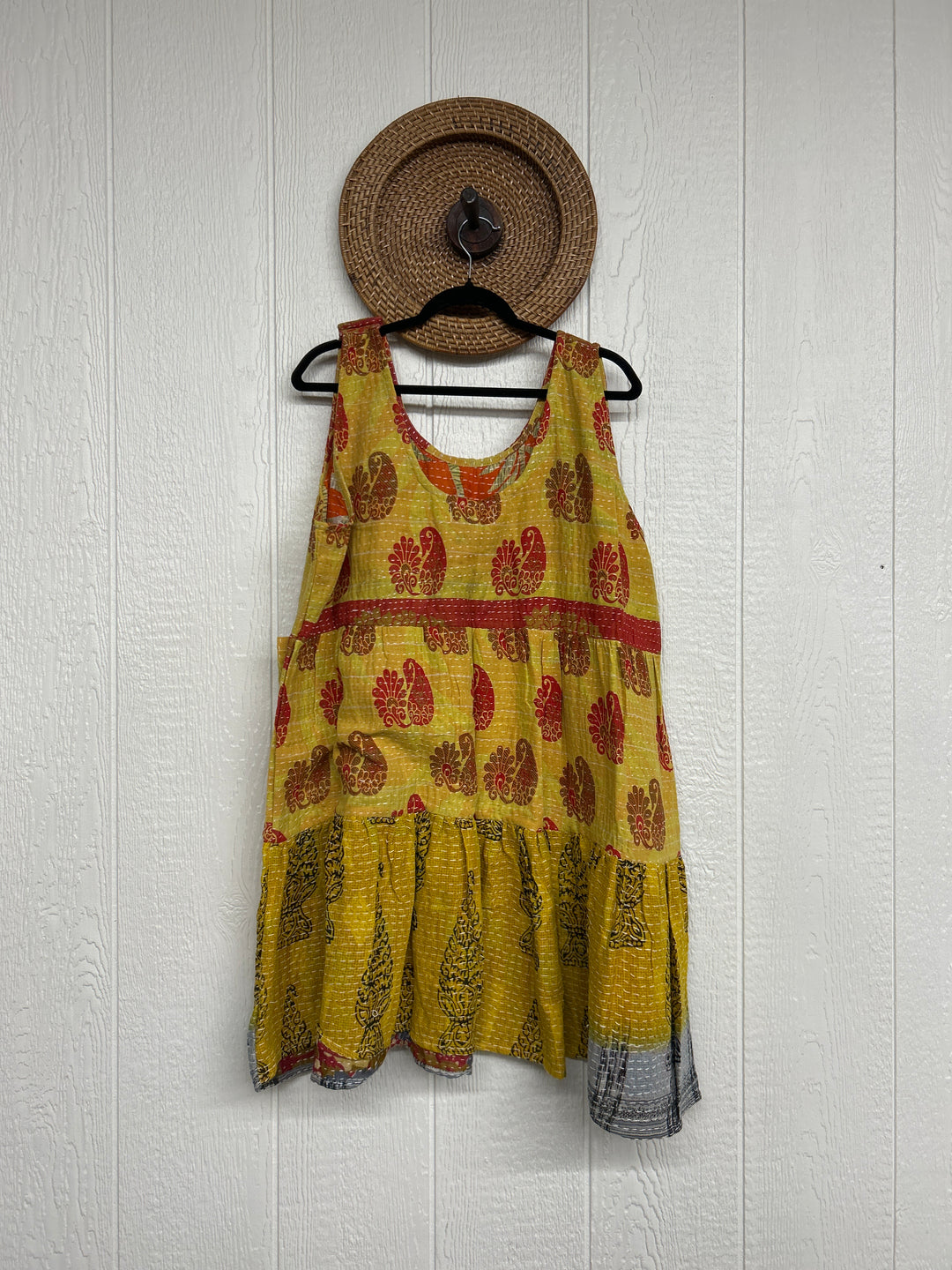 Kantha Meadow Mini Dress 0425 240