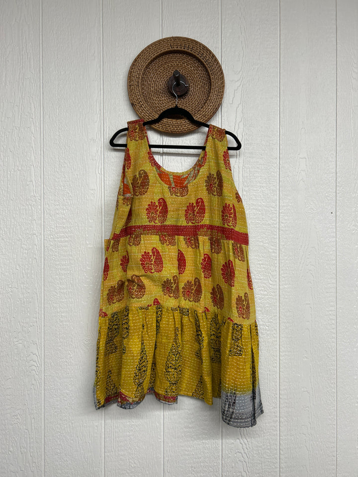 Kantha Meadow Mini Dress 0425 240