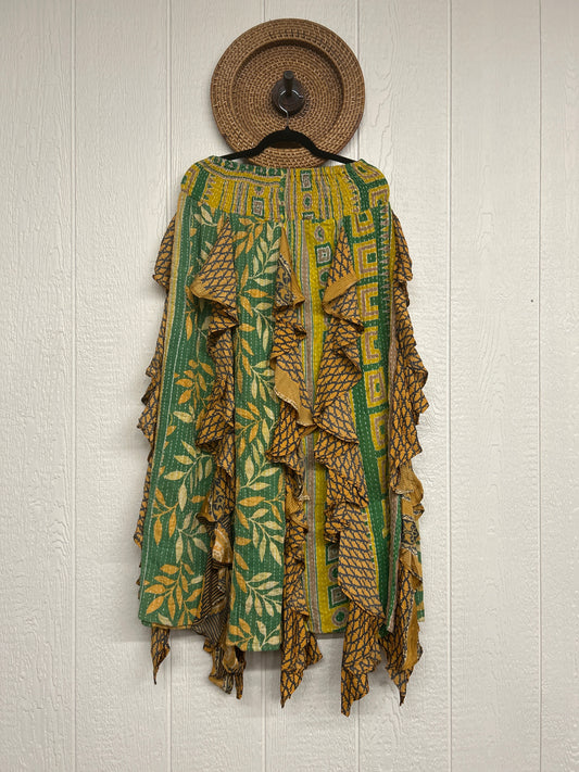 Pareo Kantha Willow Maxi Skirt 0826 088