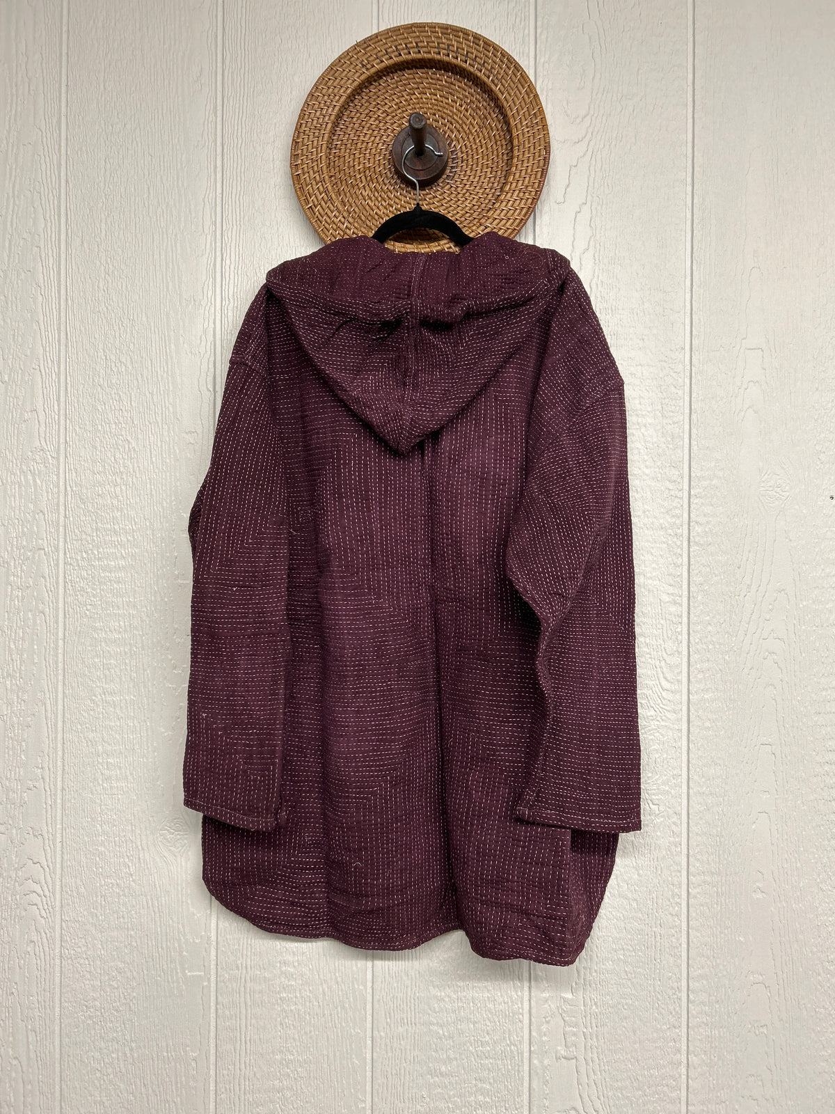 Aura Edit Fine Kantha Under The Stars Hoodie 1026 006