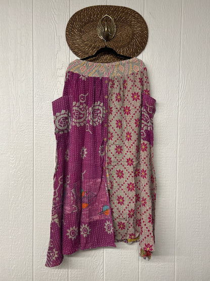 Pareo Kantha Butterfly Cargo Skirt 0426 012