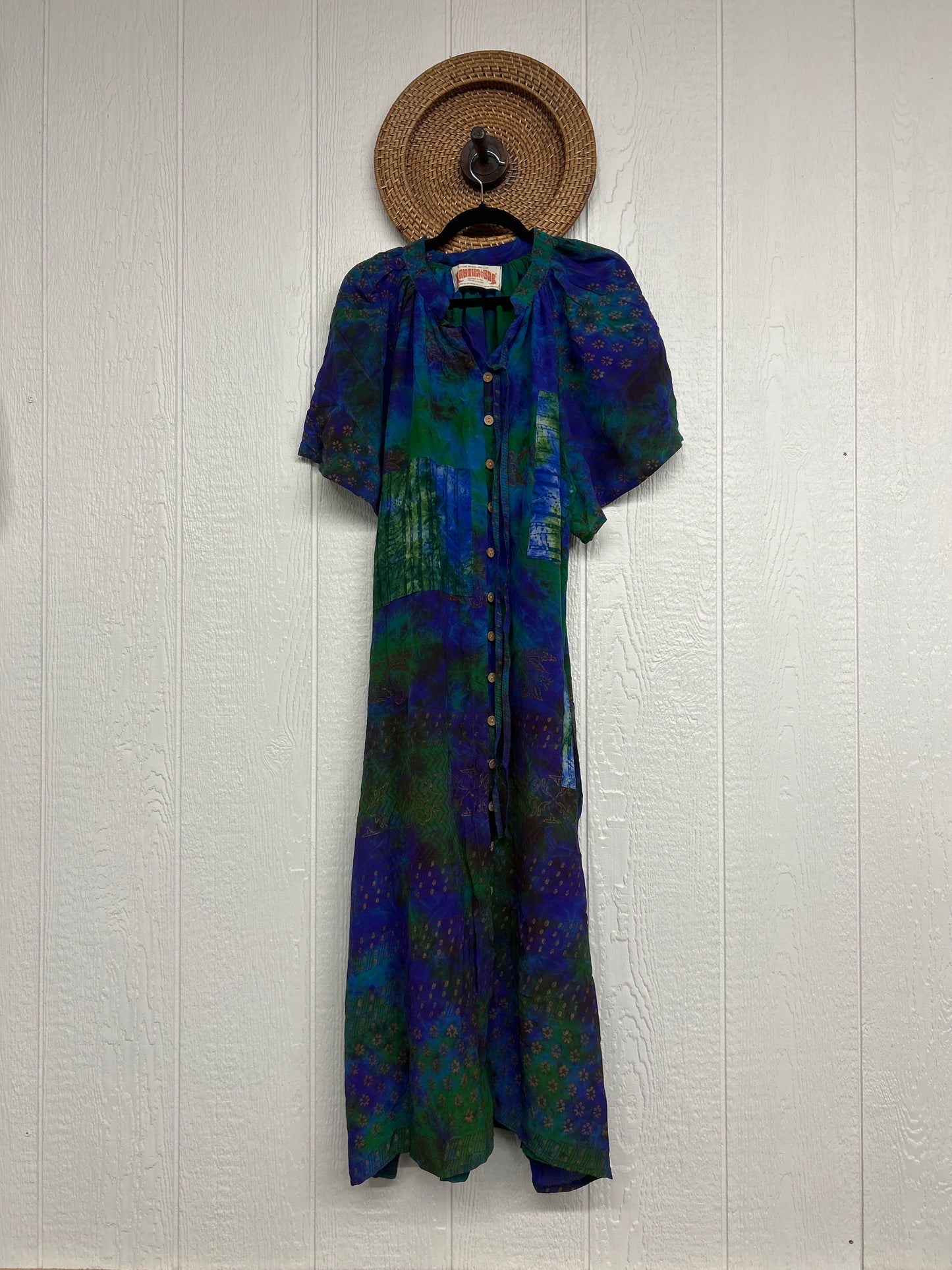 Crepe Sari Summer Woodstock Duster 0626 039